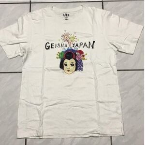 Uniqlo collab white short sleeve top size L